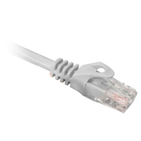 QUEST TECHNOLOGY INTERNATIONAL Cat6 Utp 550Mhz Snagless Molded Patch Cord - 10 Ft, Gray NPC-6910